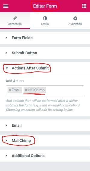 activar mailchimp formulario jpg