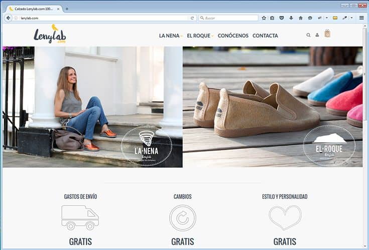 Lenylab.com, una tienda online de zapatos con un modelo de negocio de E-commerce puro (y con unos zapatos muy chulos!)